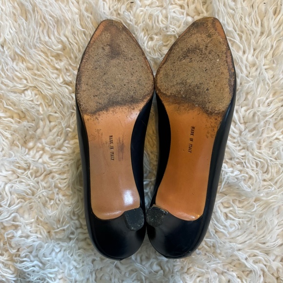 Salvatore Ferragamo Navy Blue Heels - Size 7.5B - Picture 7 of 7